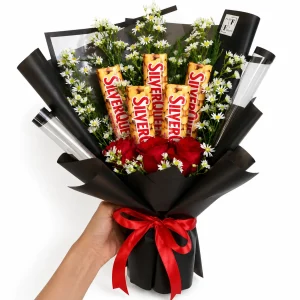Buket Bunga Silverqueen