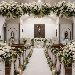 Dekorasi Bunga Pernikahan Gereja
