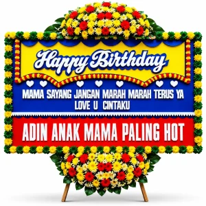 Karangan Bunga Happy Birthday Selamat Ulang Tahun