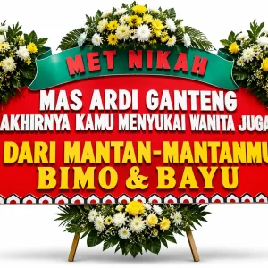 Karangan Bunga Papan Lucu